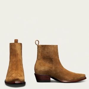 Tecovas Piper Suede Western Chelsea Boots